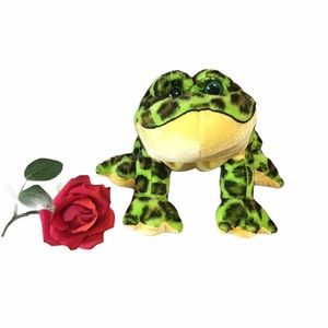 Ganz retired Webkenz Bullfrog HM1114 Plush Green